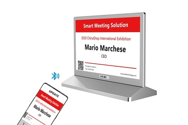 digital meeting signage