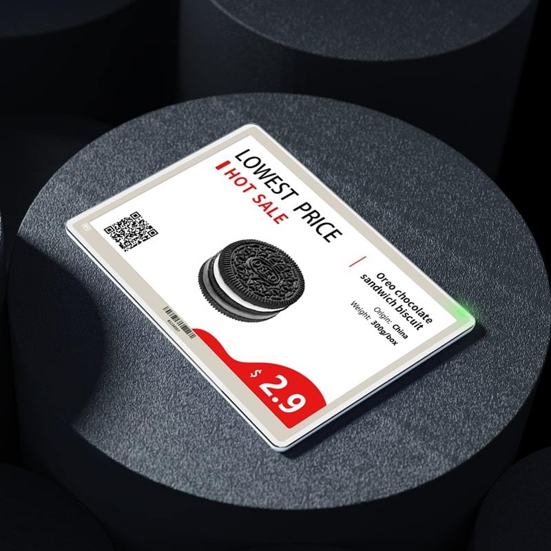 Multi-language digital label 10.2 inch