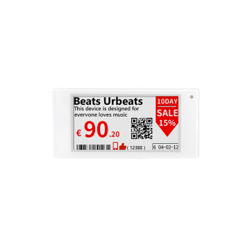 2.66 inch 3 color Electronic Shelf Label