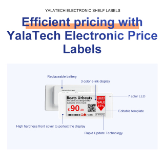 5.83 inch 3 color Electronic Shelf Label