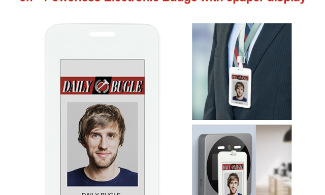 Introducing Our Revolutionary E-Paper Badge